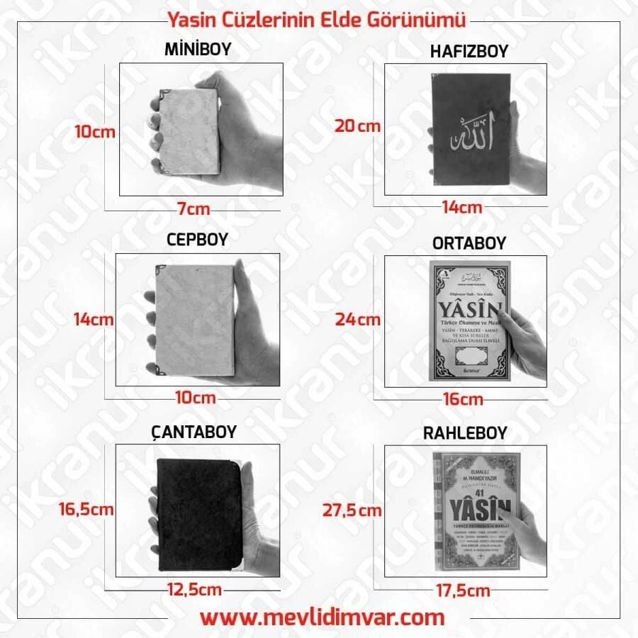 Kadife Kaplı Yasin Kitabı 10 Adet Çanta Boy 12×16, 128 Sayfa Allah Lafızlı, İsim Baskılı-Yeşil