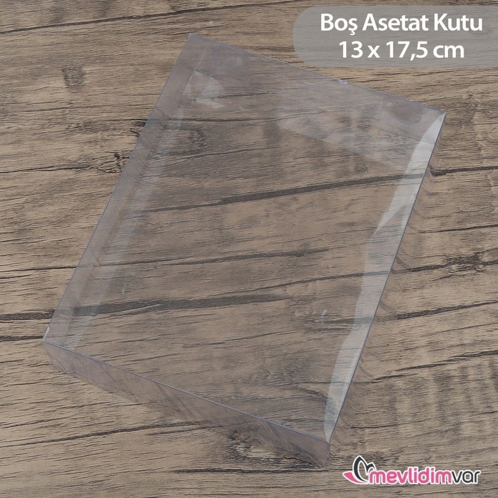 Kadife Yasin Kitabı (Çanta Boy), İnci Tesbih, Asetat Kutulu (17×15 cm 200 gr) Mevlid Seti-Bebek Mavisi