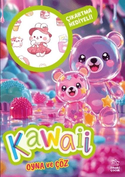 Kawaii - Oyna ve Çöz Çıkartmalı Etkinlik Kitabı