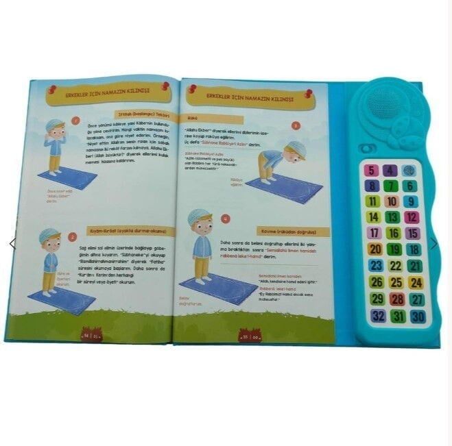 Kendi Kendime 10 Saat’de Kuran Öğreniyorum Sesli Cihazlı Kitap Mavi