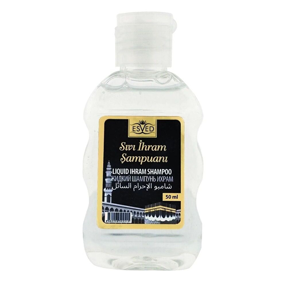 Kokusuz İhram Seti 5li , İhram Sıvı Sabunu, İhram Şampuan, İhram Katı Sabun, İhram Islak Mendil (210 gr)