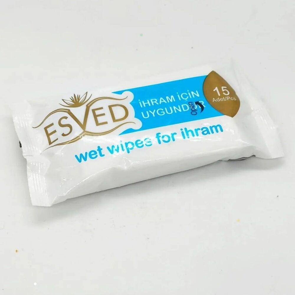 Kokusuz İhram Seti 5li , İhram Sıvı Sabunu, İhram Şampuan, İhram Katı Sabun, İhram Islak Mendil (210 gr)