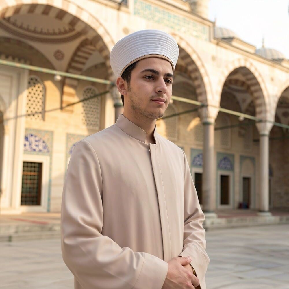 Kuduri Namaz ve İmam Cübbesi Uzun Vizon Enderun Model