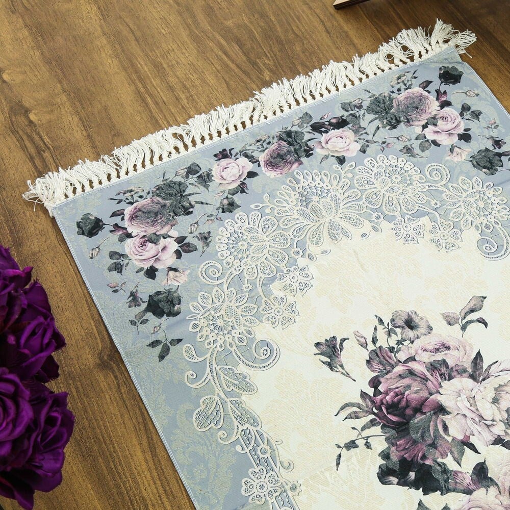 Lüks Hürrem Seccade Gri 70 x 117 cm