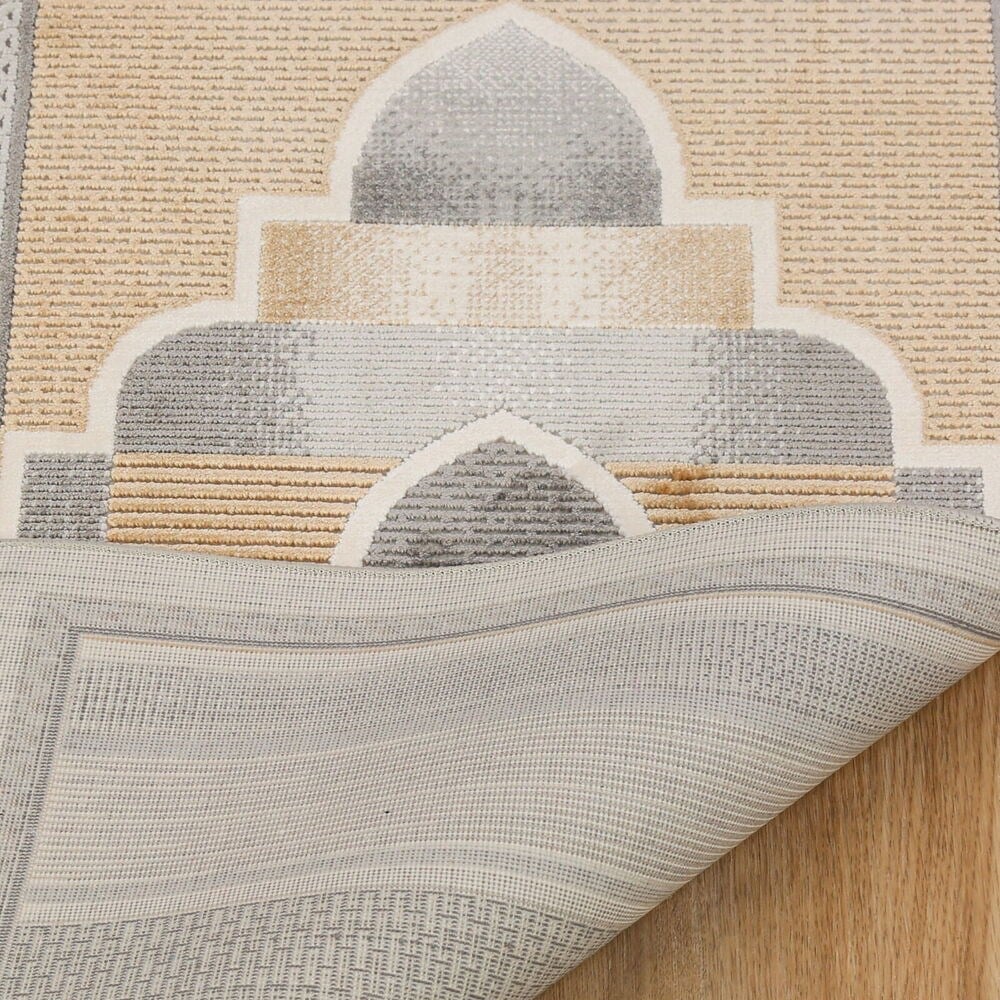 Lüks Kadife  Halı Tipi  Akasya  Çocuk Seccade - Vizon( 40*72 cm)