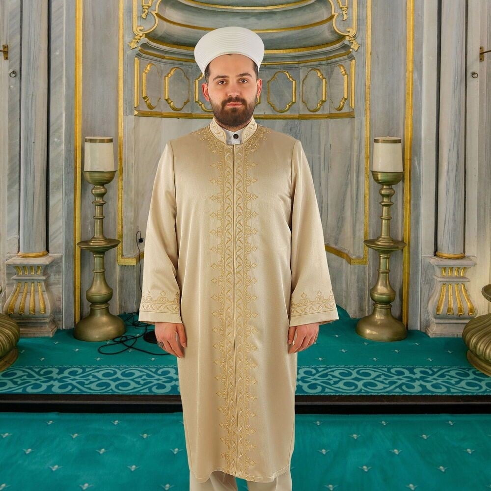 Lüks Mutena Gold İmam Cübbesi