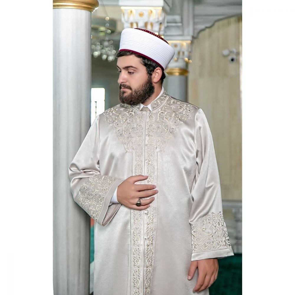 Lüks Osman Gazi İmam Cübbesi Vizon