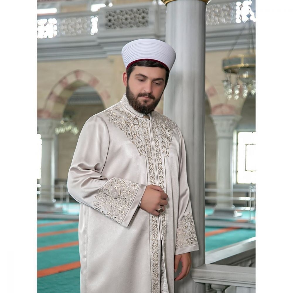 Lüks Osman Gazi İmam Cübbesi Vizon