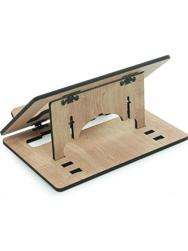 Masaüstü Kadameli Ayarlanabilir Ahşap Kızımın  Rahlesi Ve Kitap Okuma Standı  (32 x 23 cm)