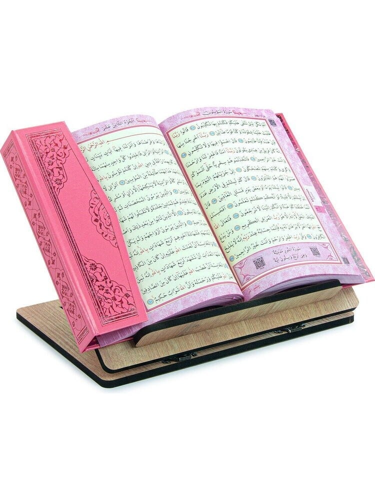 Masaüstü Kadameli Ayarlanabilir Ahşap Kızımın  Rahlesi Ve Kitap Okuma Standı  (32 x 23 cm)