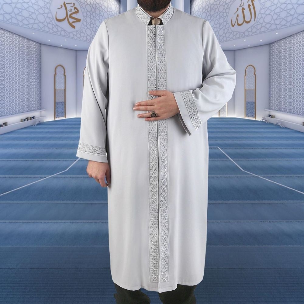 Masiva Gri Akademi İmam Cübbesi
