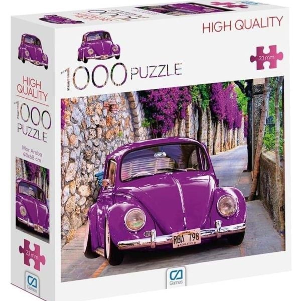 Mor Araba Puzzle 1000