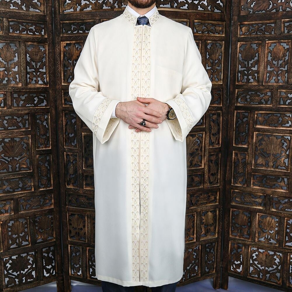 Mücahid İmam Cübbesi Krem
