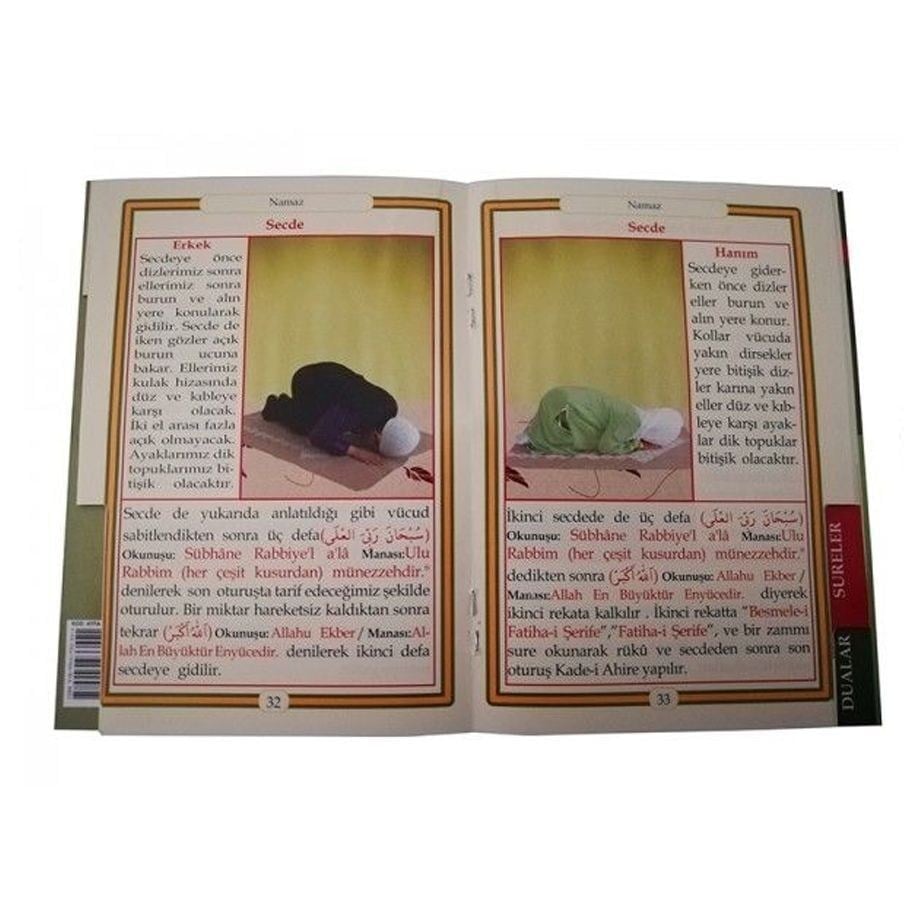 Namaz Kıldıran Eğitici Namaz Seti - Pembe (Sesli Seccade)