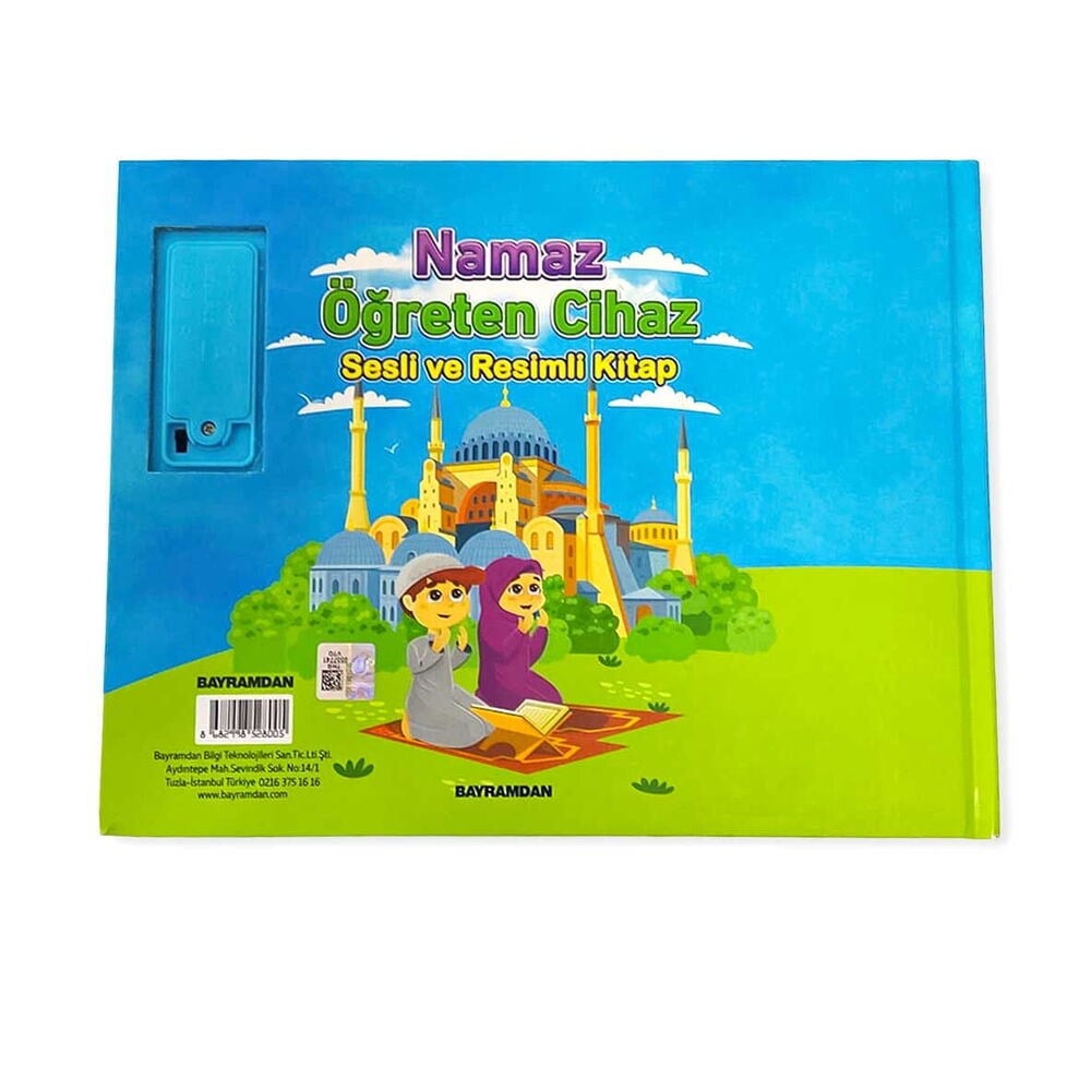 Namaz Öğreten Cihaz Resimli Kitap Seti Mavi -64 Sayfa