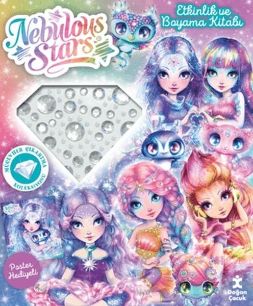 Nebulous Stars - Mücevher Koleksiyonu Etkinlik ve Boyama Kitabı