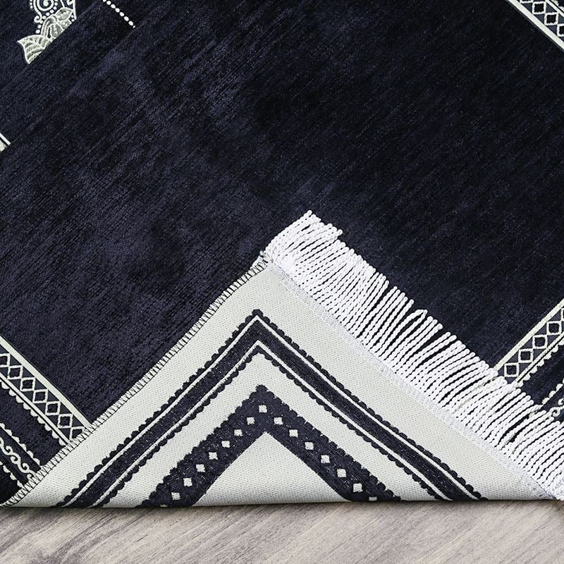 Ramadan Kerim  Şönil Seccade Siyah 68x110 cm - 330 gr