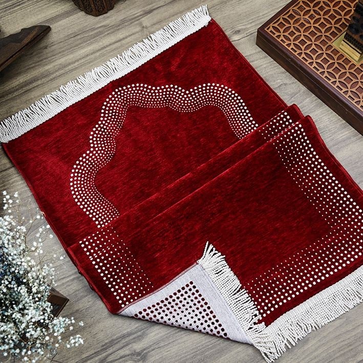 Seccade Zümra Bordo 65x115 cm - 430 gr