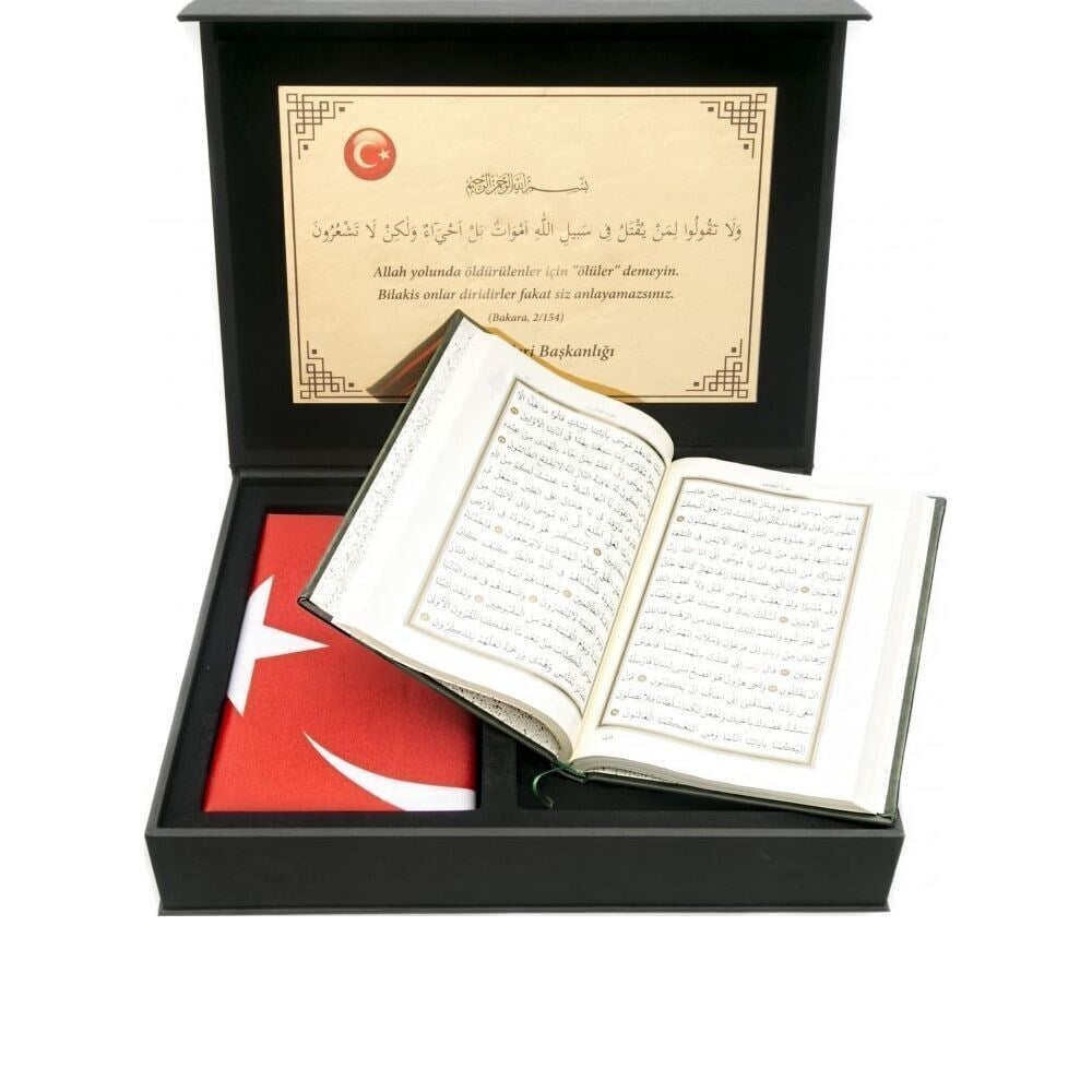 Şehit Ailesi-Türk Bayrağı- Kuran Kerim - (Fiyat Teklifi İsteyiniz.)