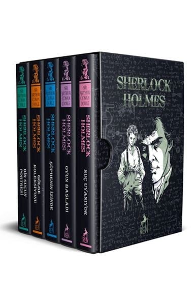 Sherlock Holmes 5 Kitap Özel Baskı Ciltli Set