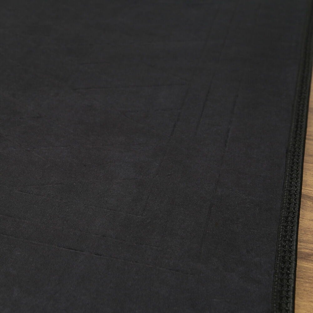 Soft Yumuşak Kadife Peluş Seccade Siyah 80 x 120 cm - 1100 gr