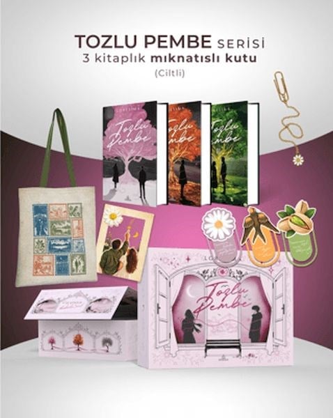 Tozlu Pembe Serisi - 3 Kitaplık Kutu