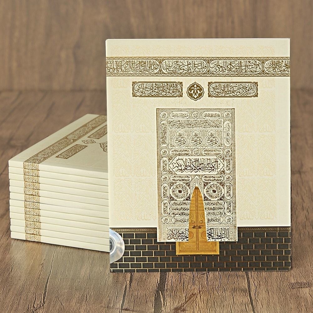 Yasin Kitabı 10 Adet  Çanta Boy(12x16 80 Sayfa) İsme Özel Etiketli Mevlüt İçin-Krem
