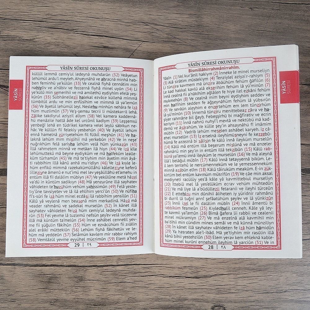 Yasin Kitabı 10 Adet Çanta Boy(12x16 80 Sayfa) İsme Özel Etiketli Mevlüt İçin-Mevlevi Yeşil