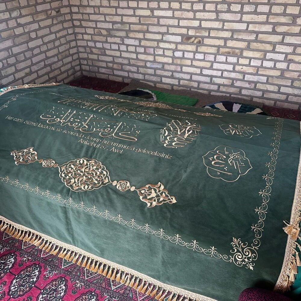Yusuf Hemadani Hz Türkmenistan 222*240 Sanduka ve Türbe Örtüsü