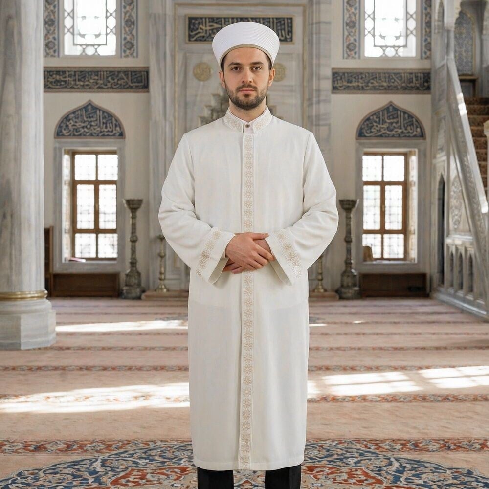Zümra İmam Cübbesi Krem