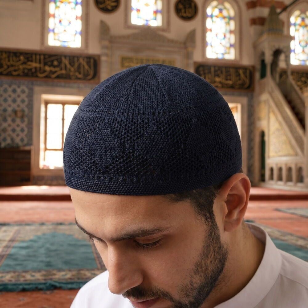 Zümrüt Lüks Takke El Örgüsü - Lacivert