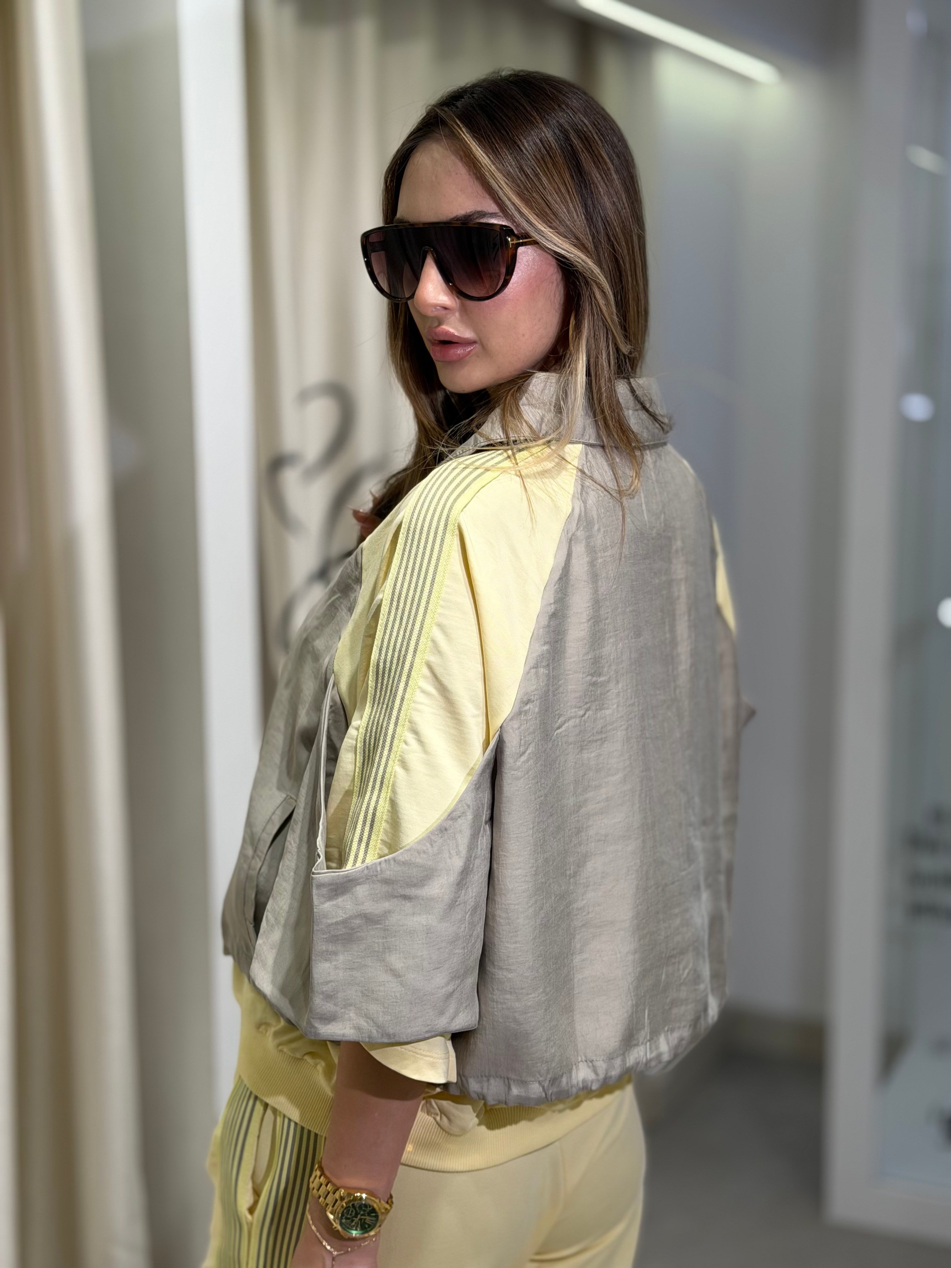 Isabel Tasarım Model Eşofman Takımı Sarı