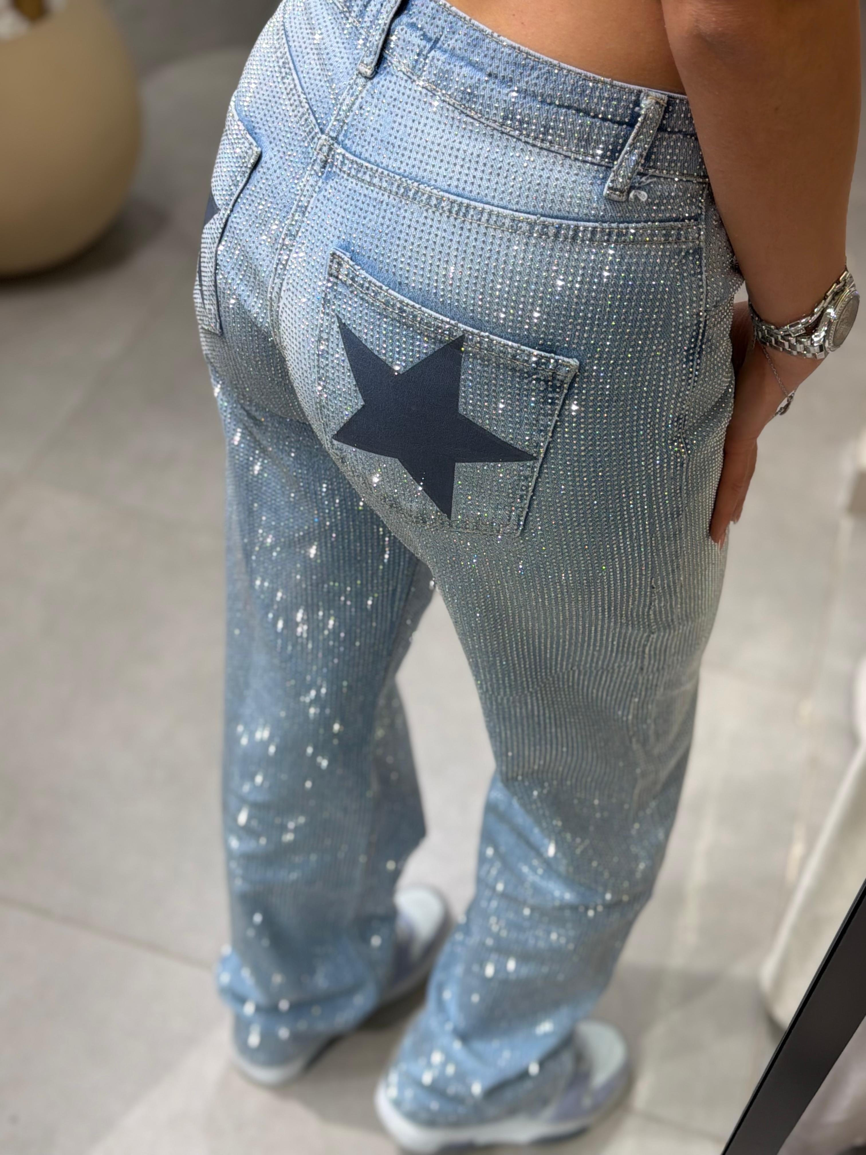 Jules Full Taşlı Denim Tasarım Takım