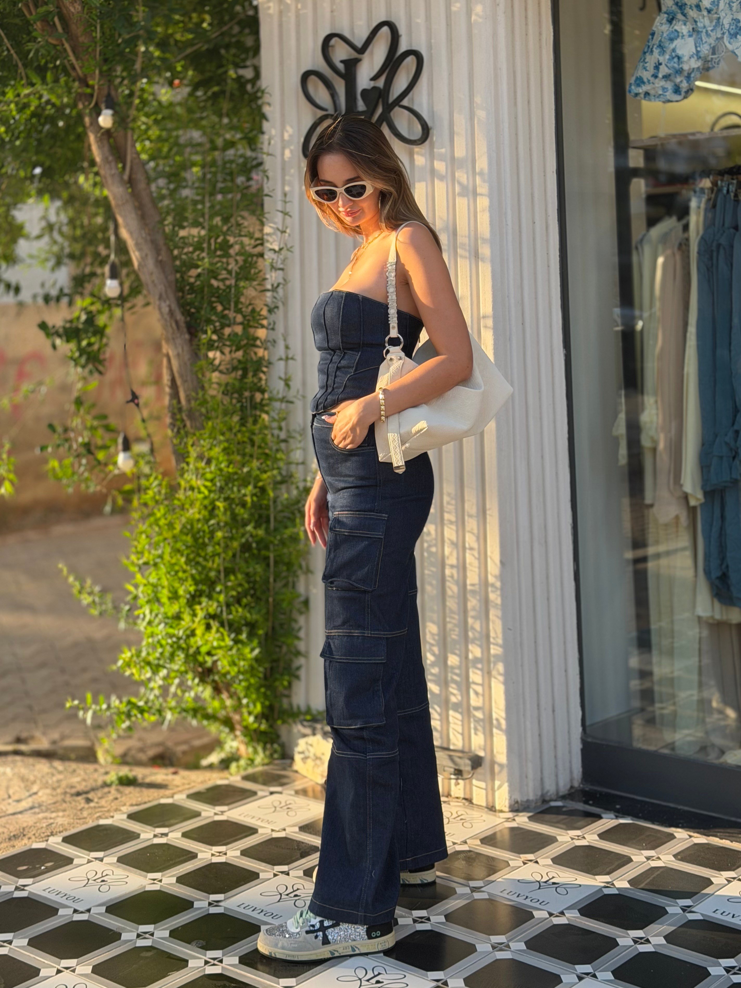 Leon Denim Takım Lacivert