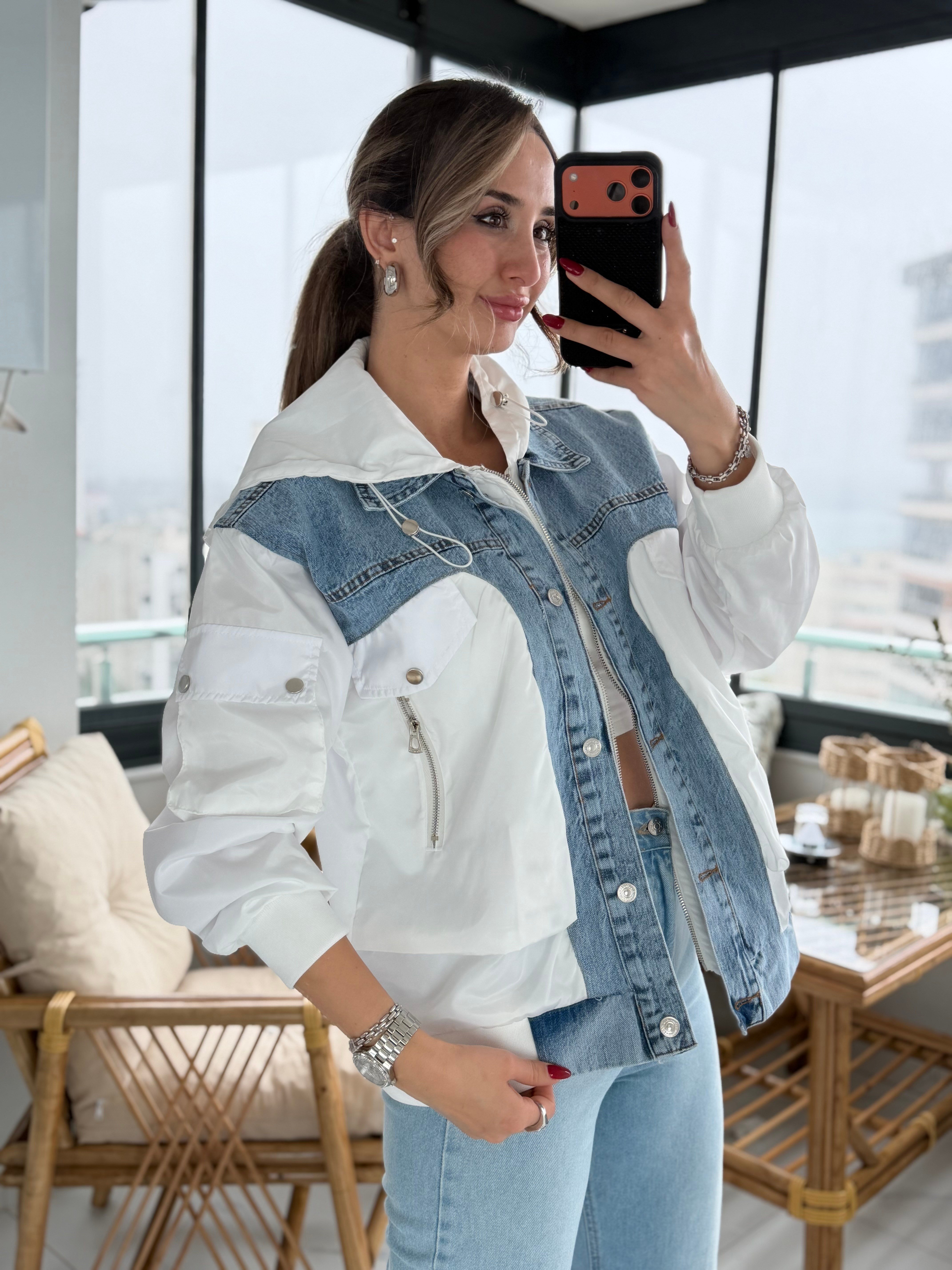 Peter Denim Detay Tasarım Yağmurluk