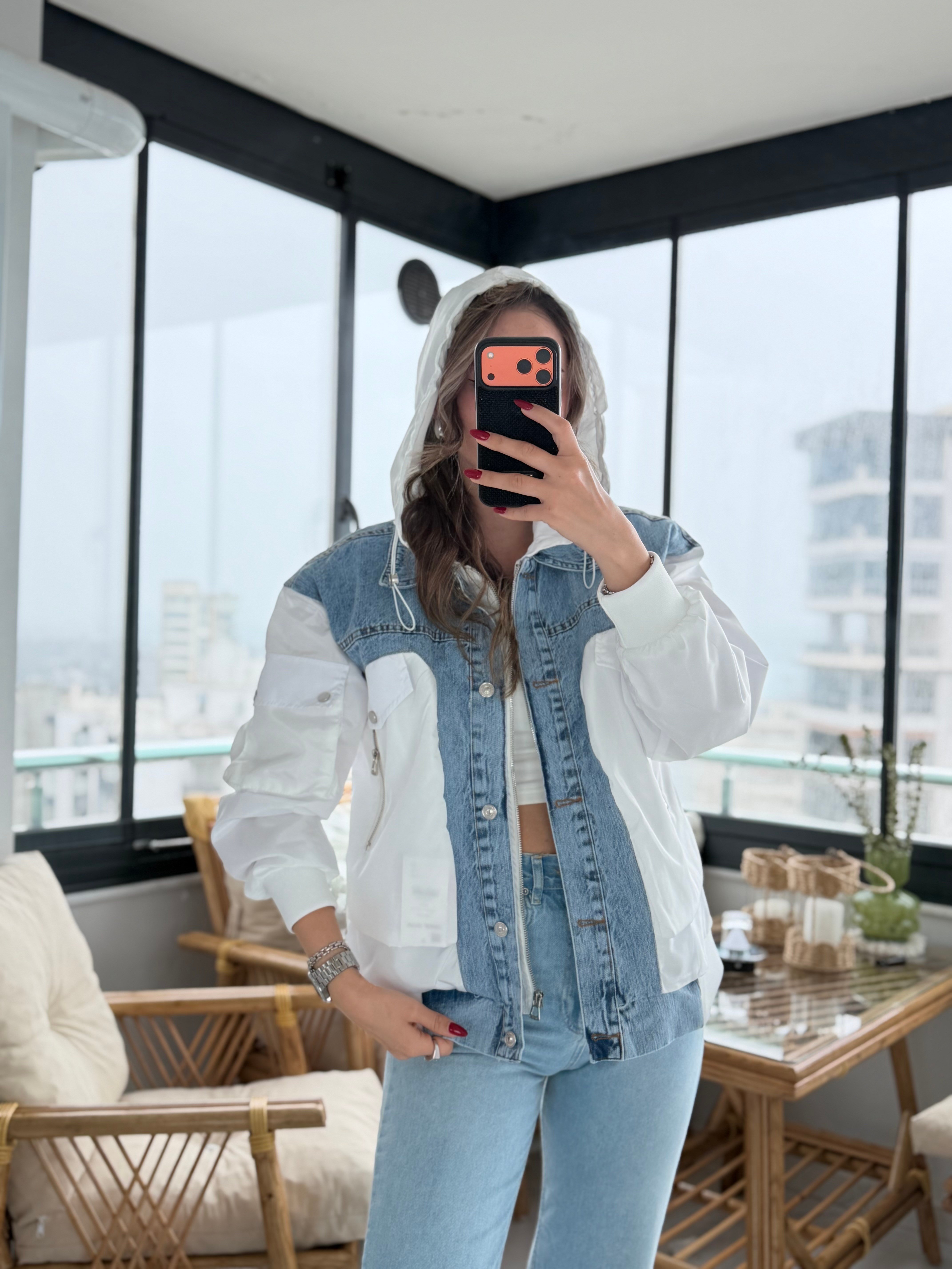 Peter Denim Detay Tasarım Yağmurluk