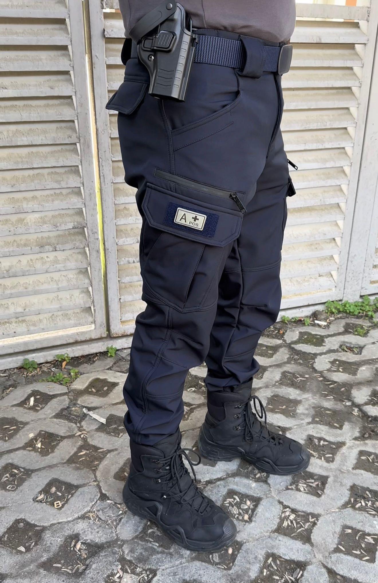 508 Kışlık Softshel İçi Polarlı Lacivert Pantolon