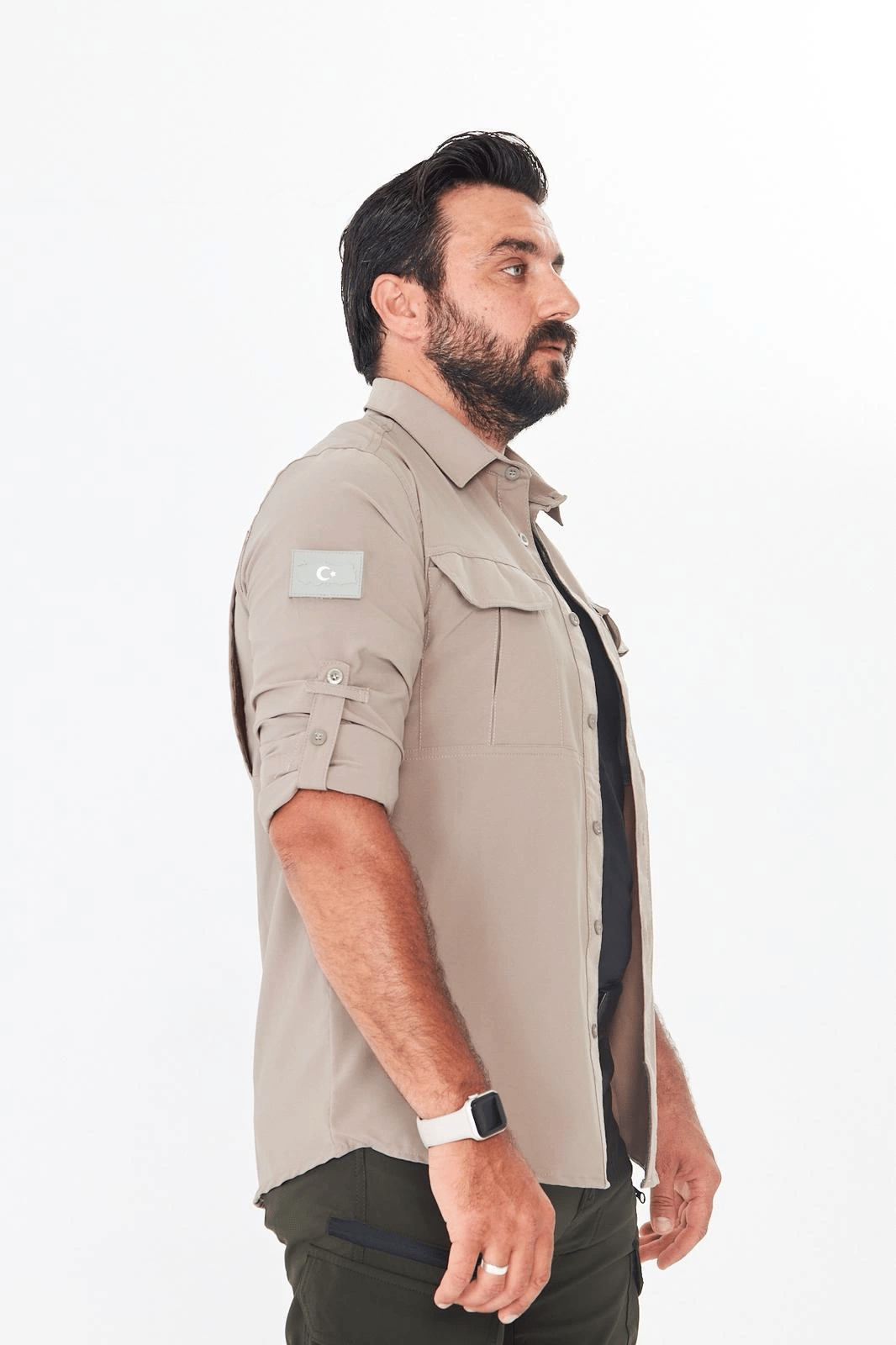 İssi 706 Taktik Tek Bayrak Pençli Çöl Gömlek