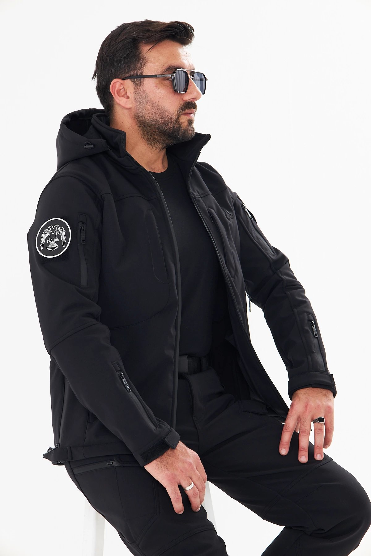 İSSİ Tactical Pro Softshell Kışlık Mont Siyah