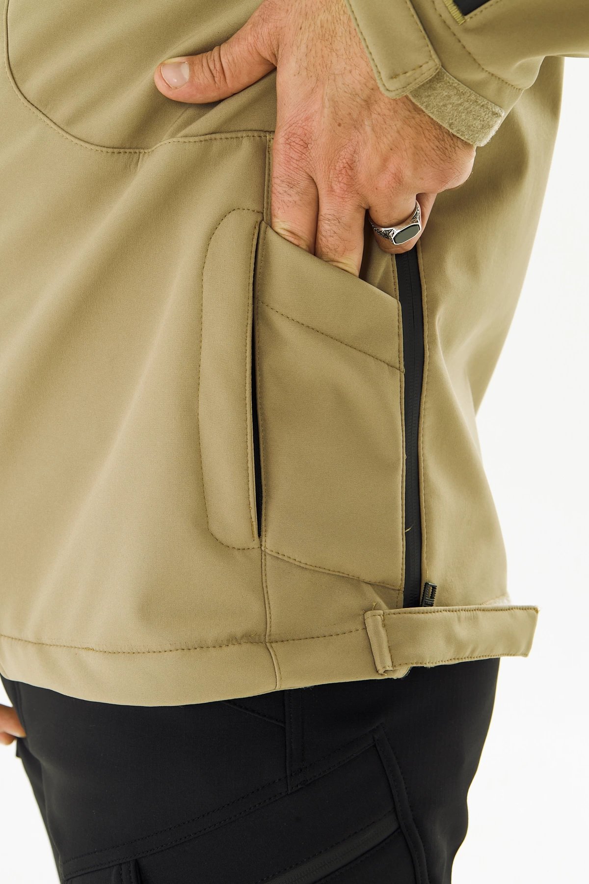 İSSİ Tactical Pro Softshell Kışlık Mont Çöl