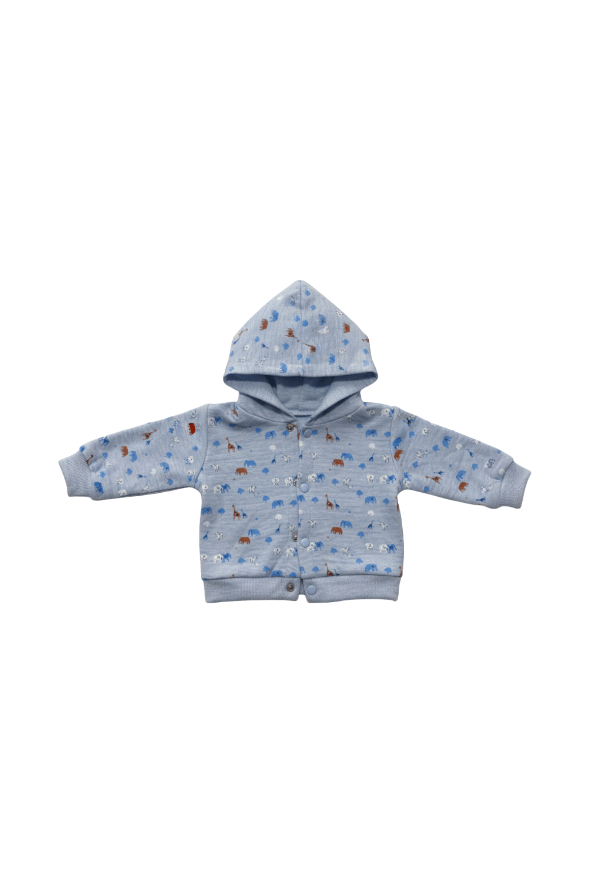 Bebek Erkek 3’lü Takım – Desenli Ceket, Nakışlı Body ve Pantolon