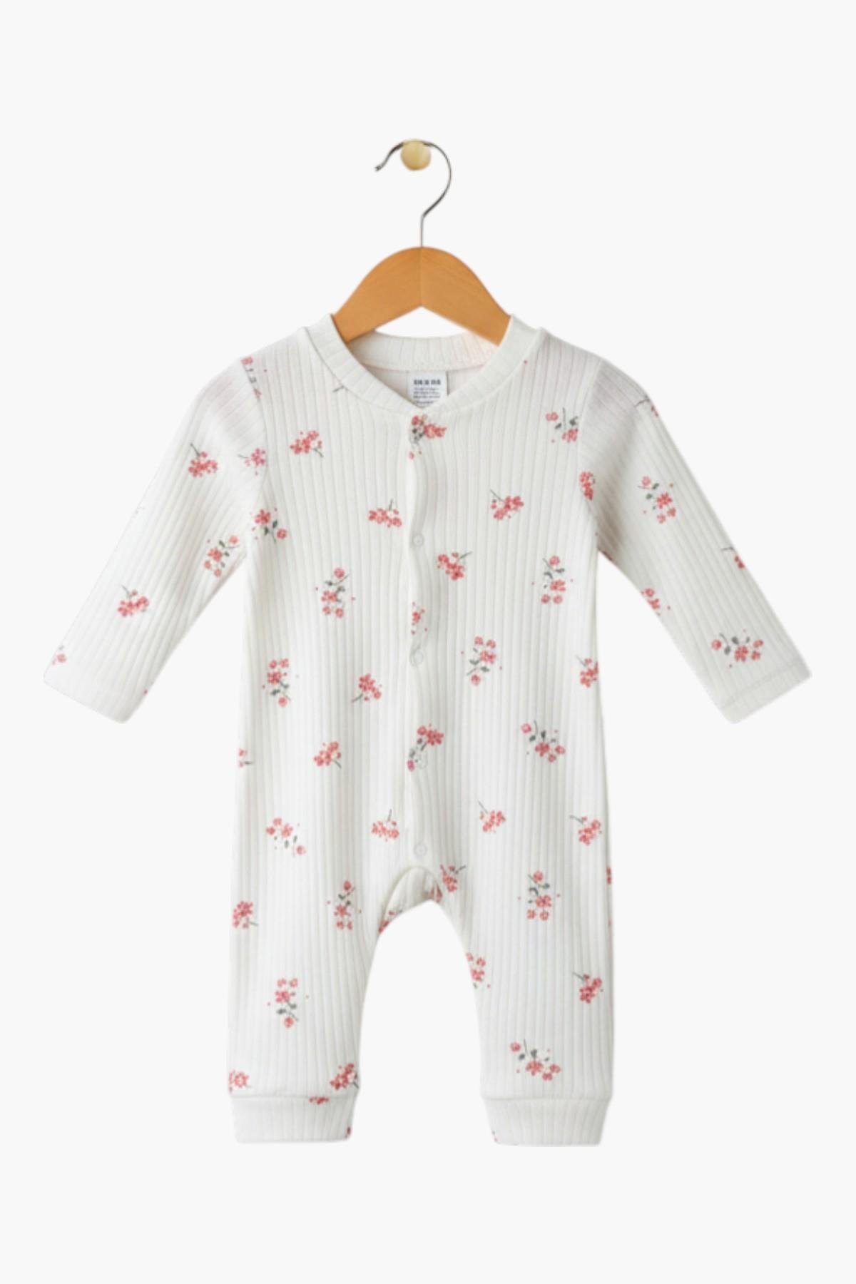 Çiçek Desenli Tulum 