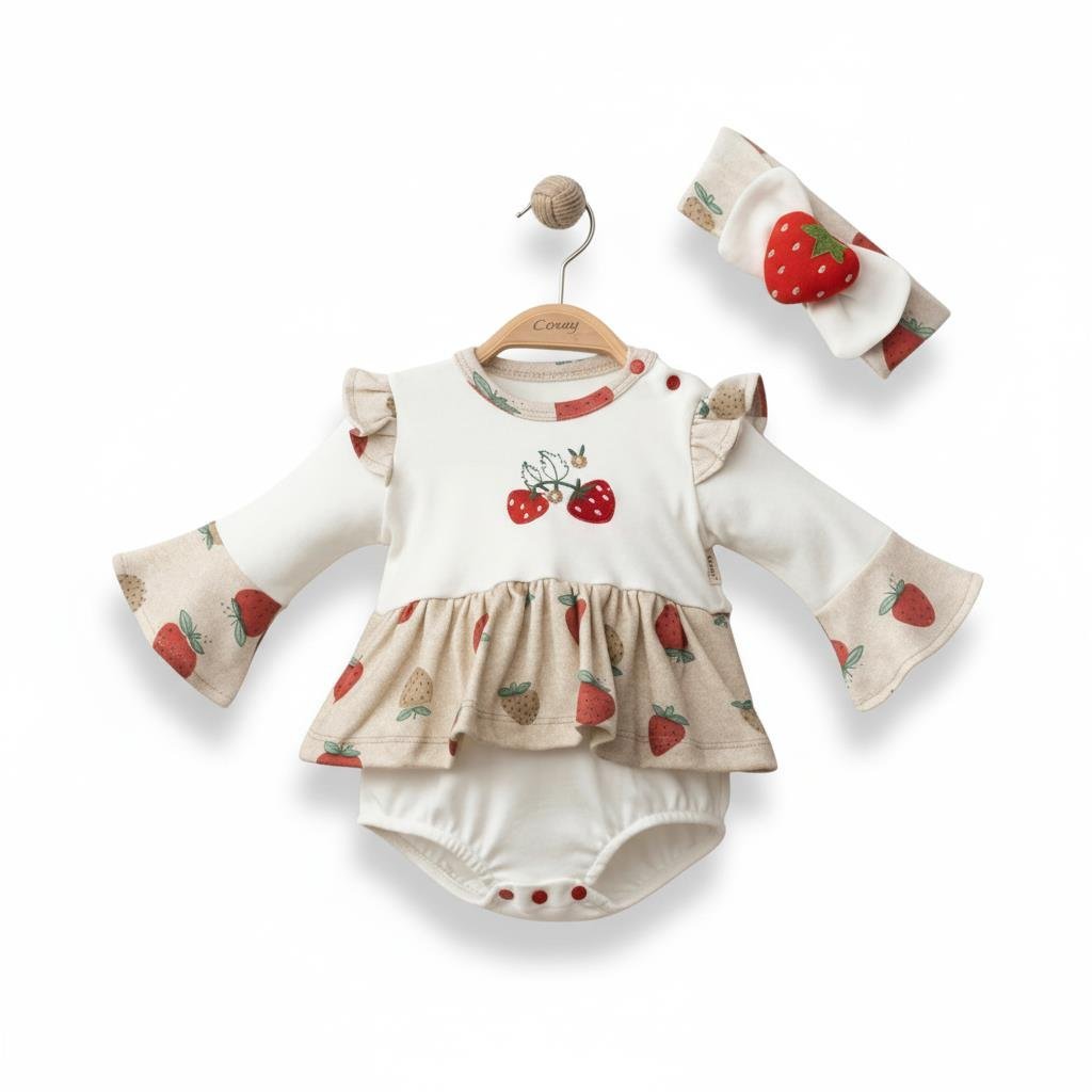 Çilek Nakışlı Tulum