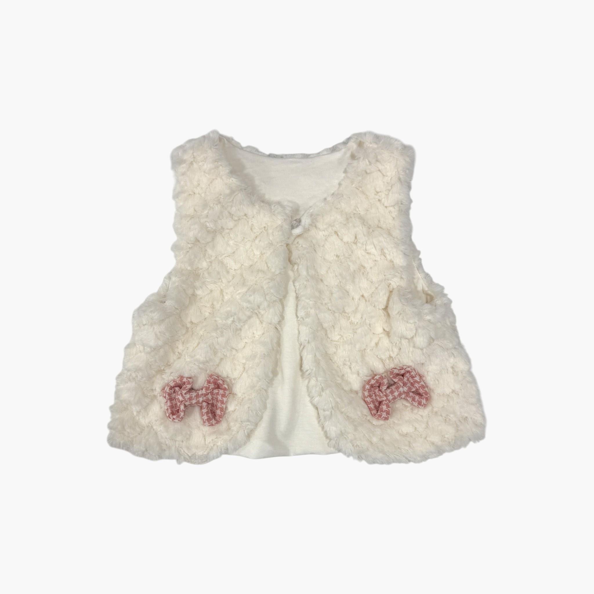 Fiyonklu Yelekli 3'lü Takım