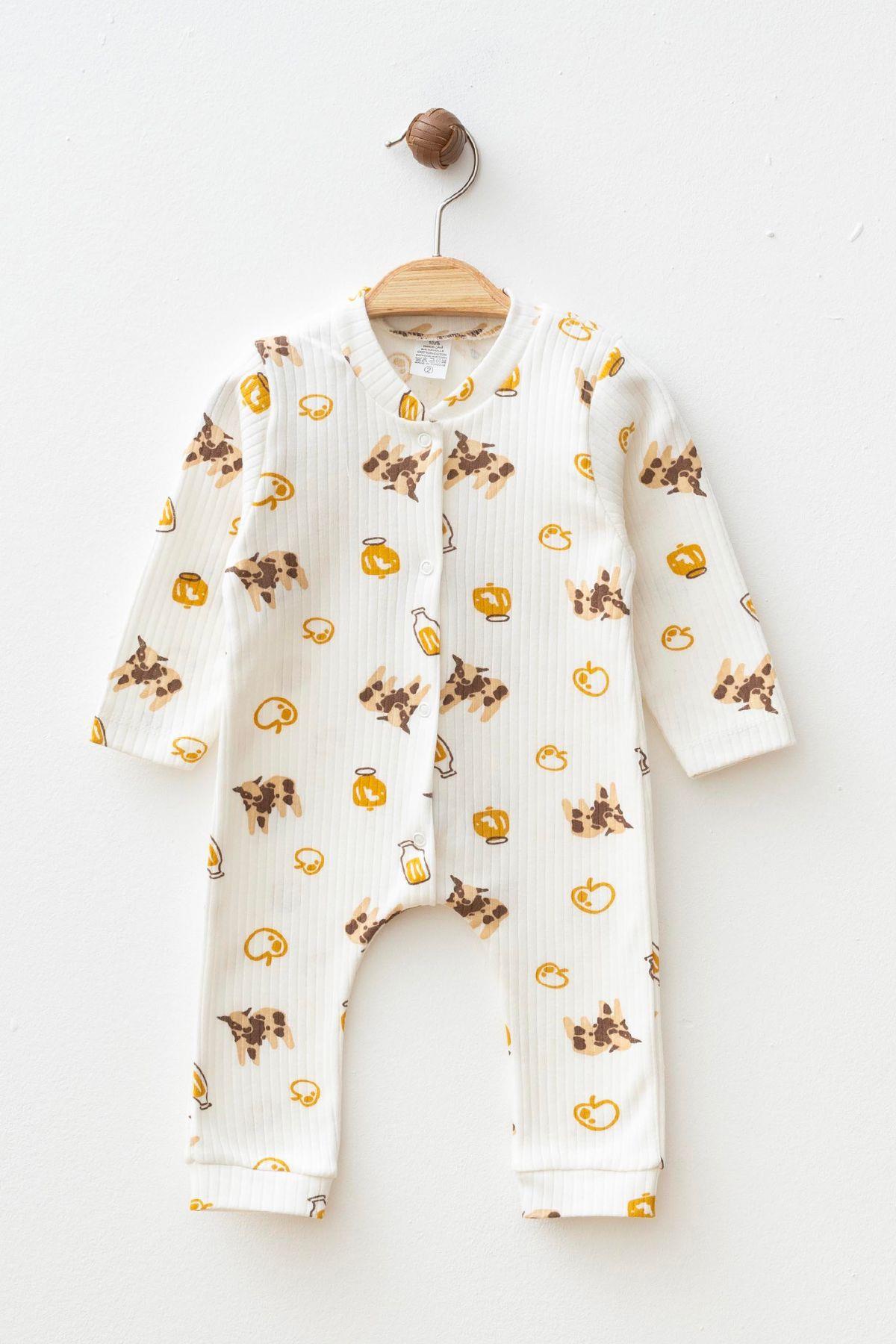 İnek Desenkli Tulum