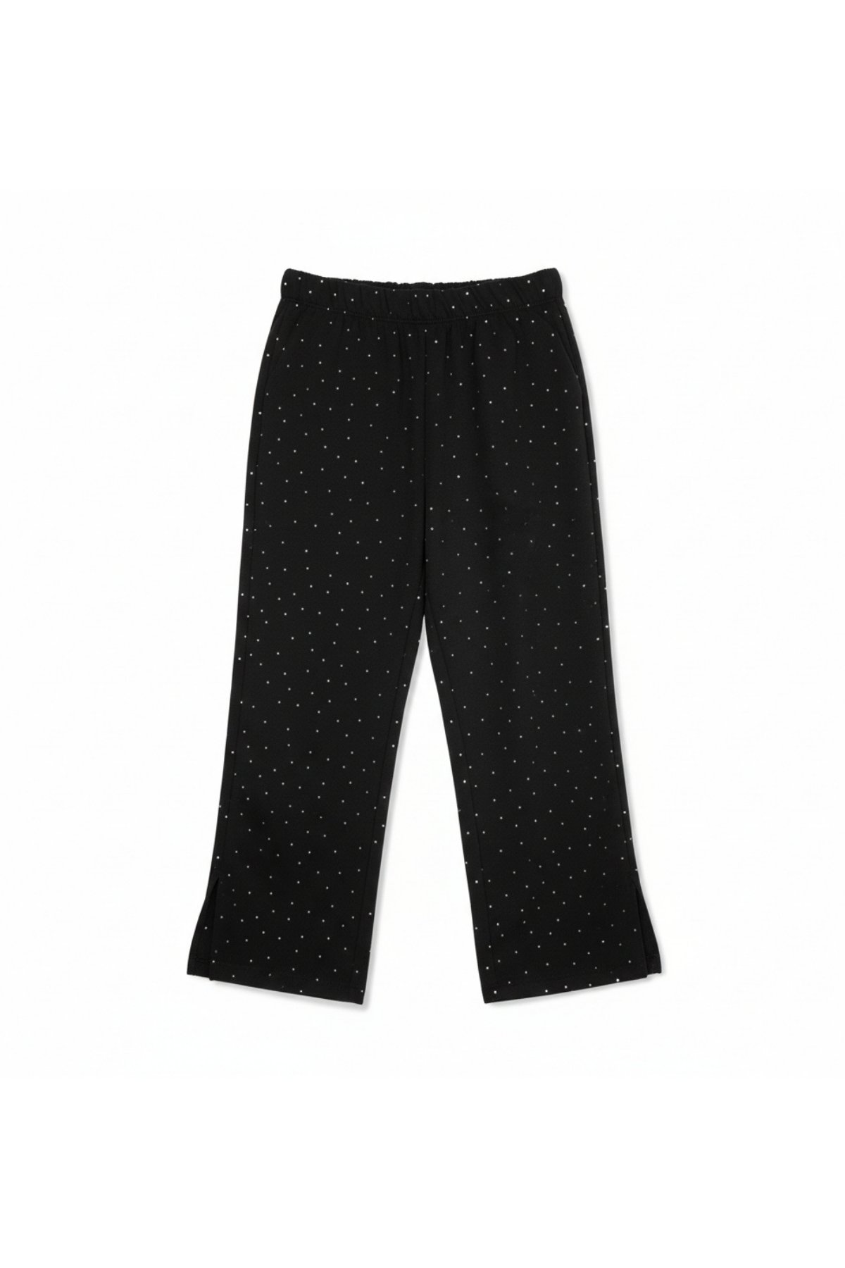 Kız Bebek Taş Detaylı 2'li Eşofman Takımı