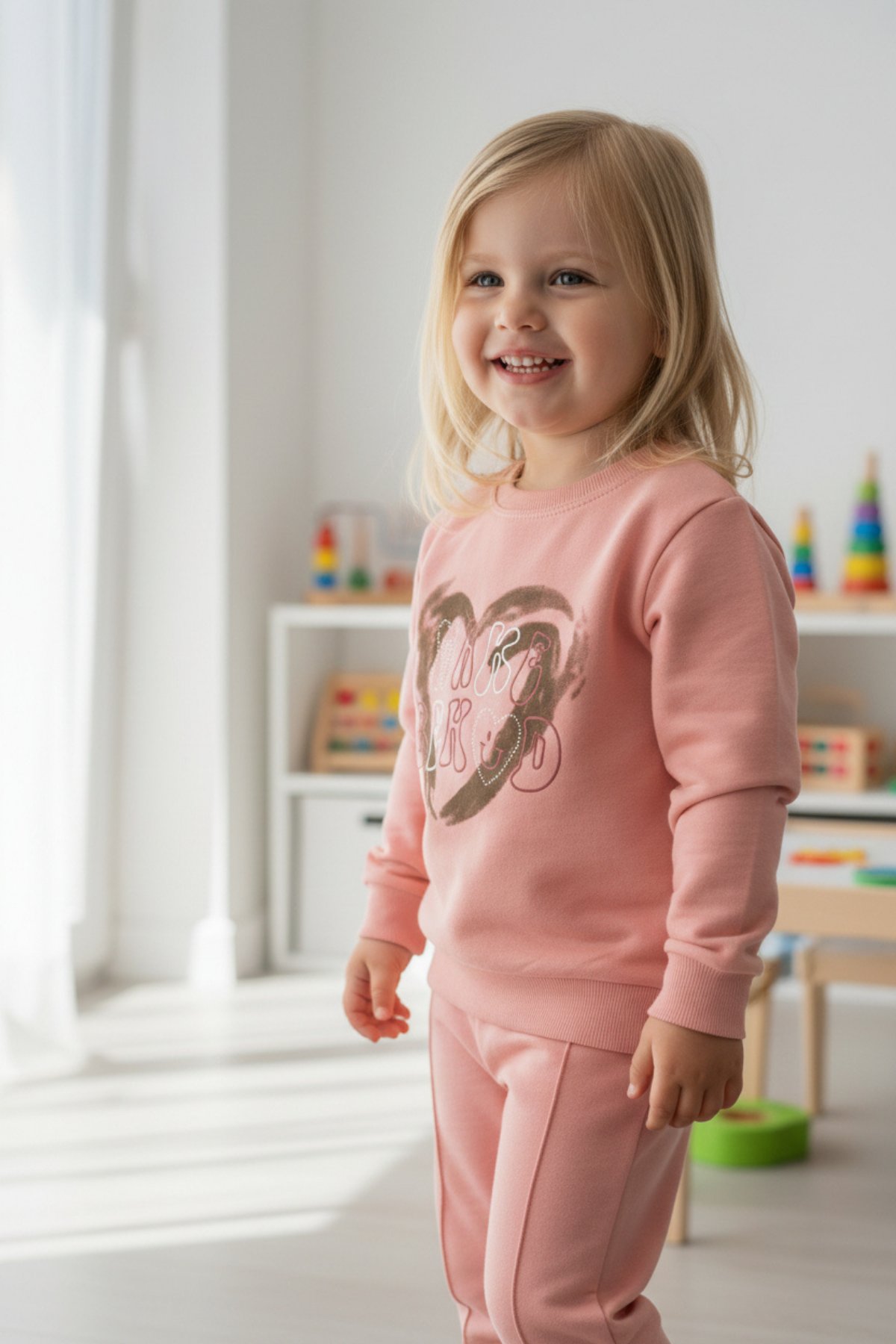 Kız Çocuk 2'li Eşofman Takımı