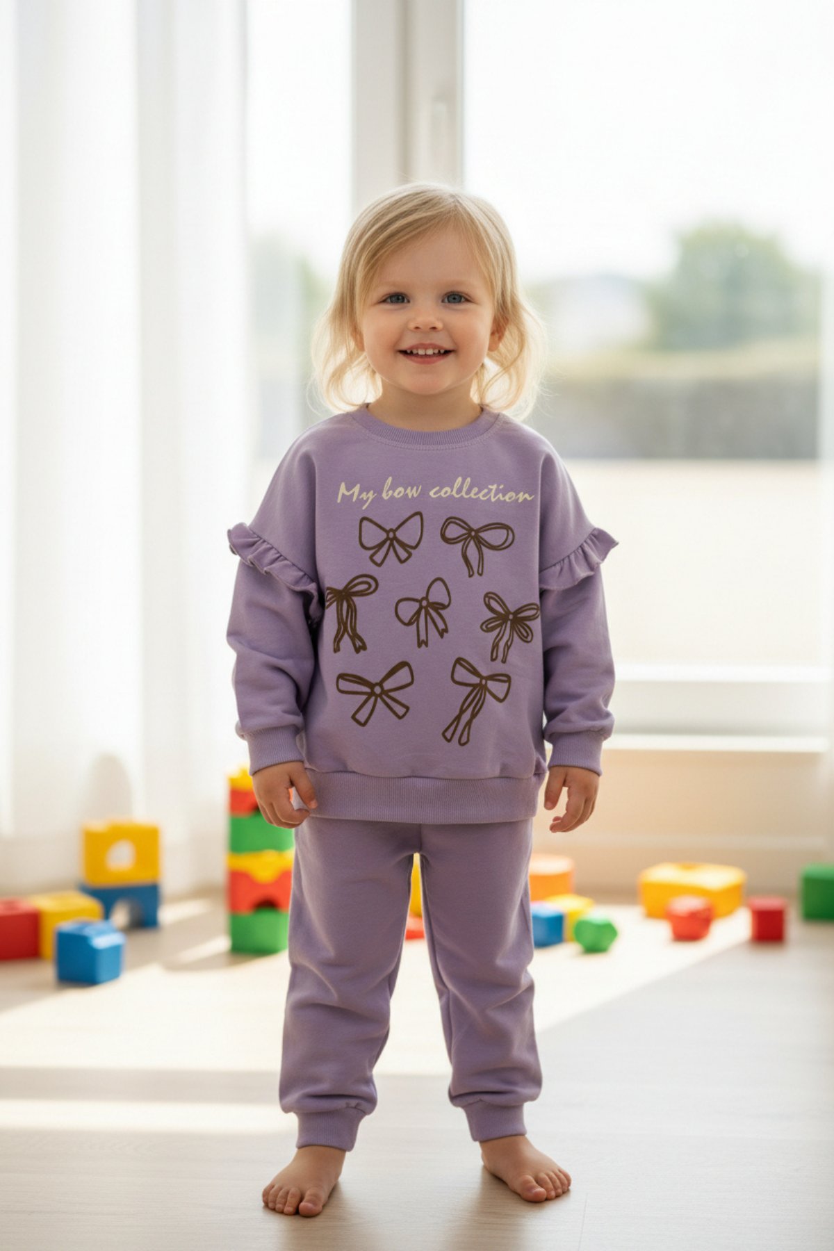 Kız Çocuk 2'li Eşofman Takımı