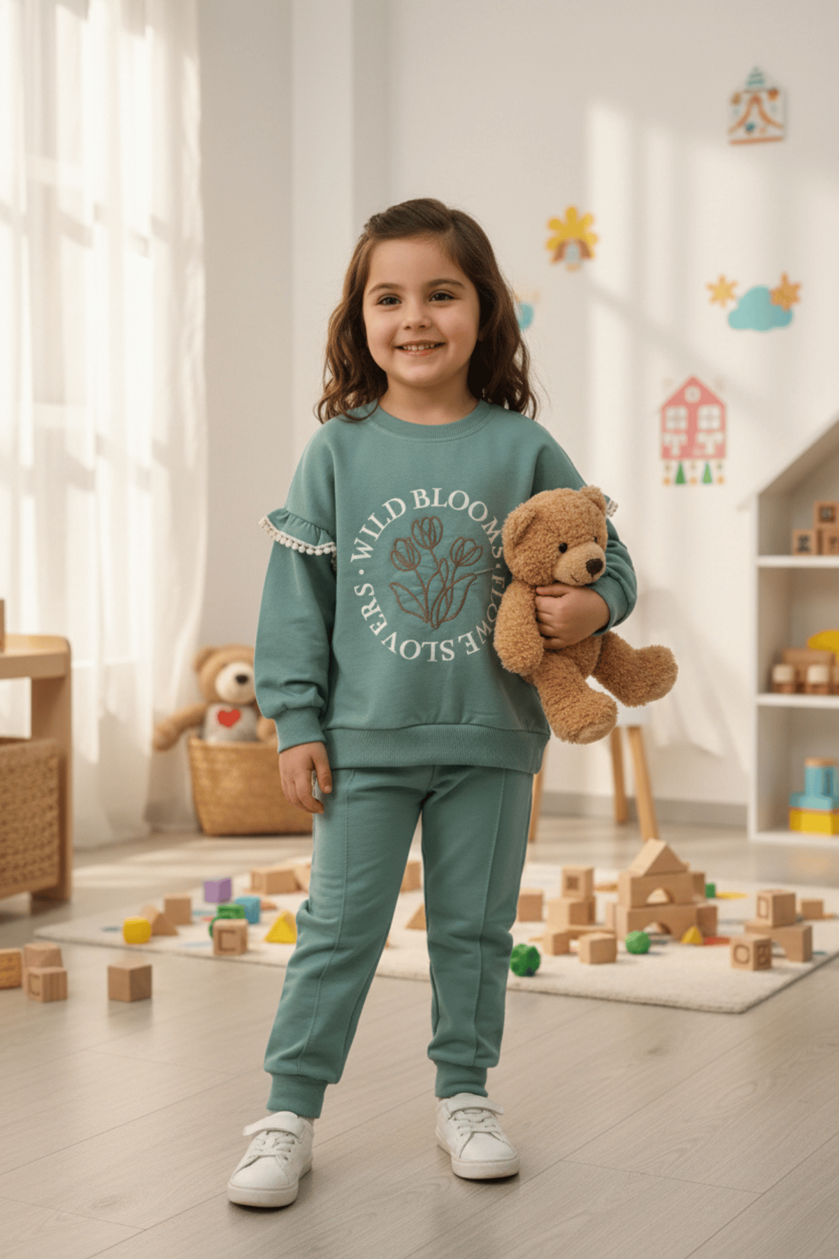 Kız Çocuk 2'li Eşofman Takımı