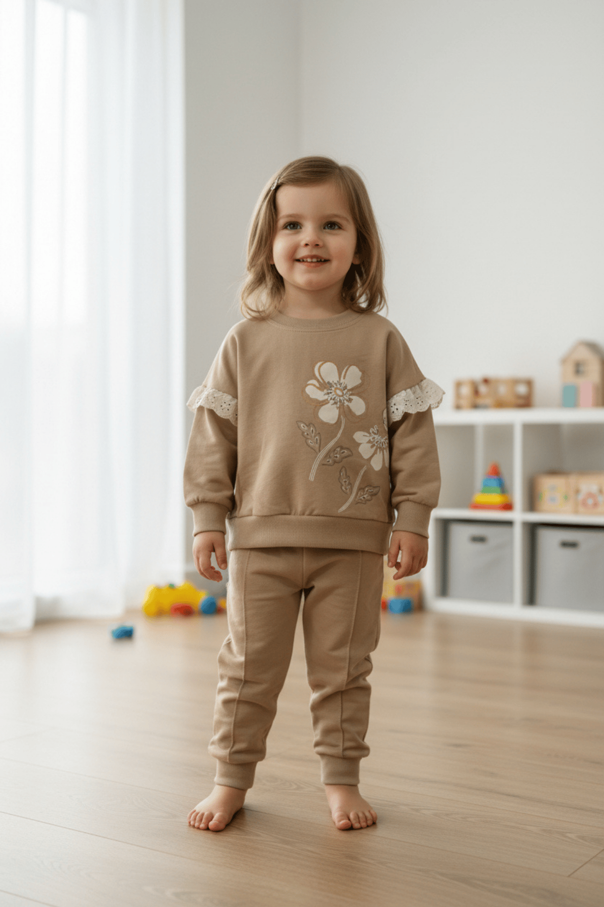 Kız Çocuk 2'li Eşofman Takımı